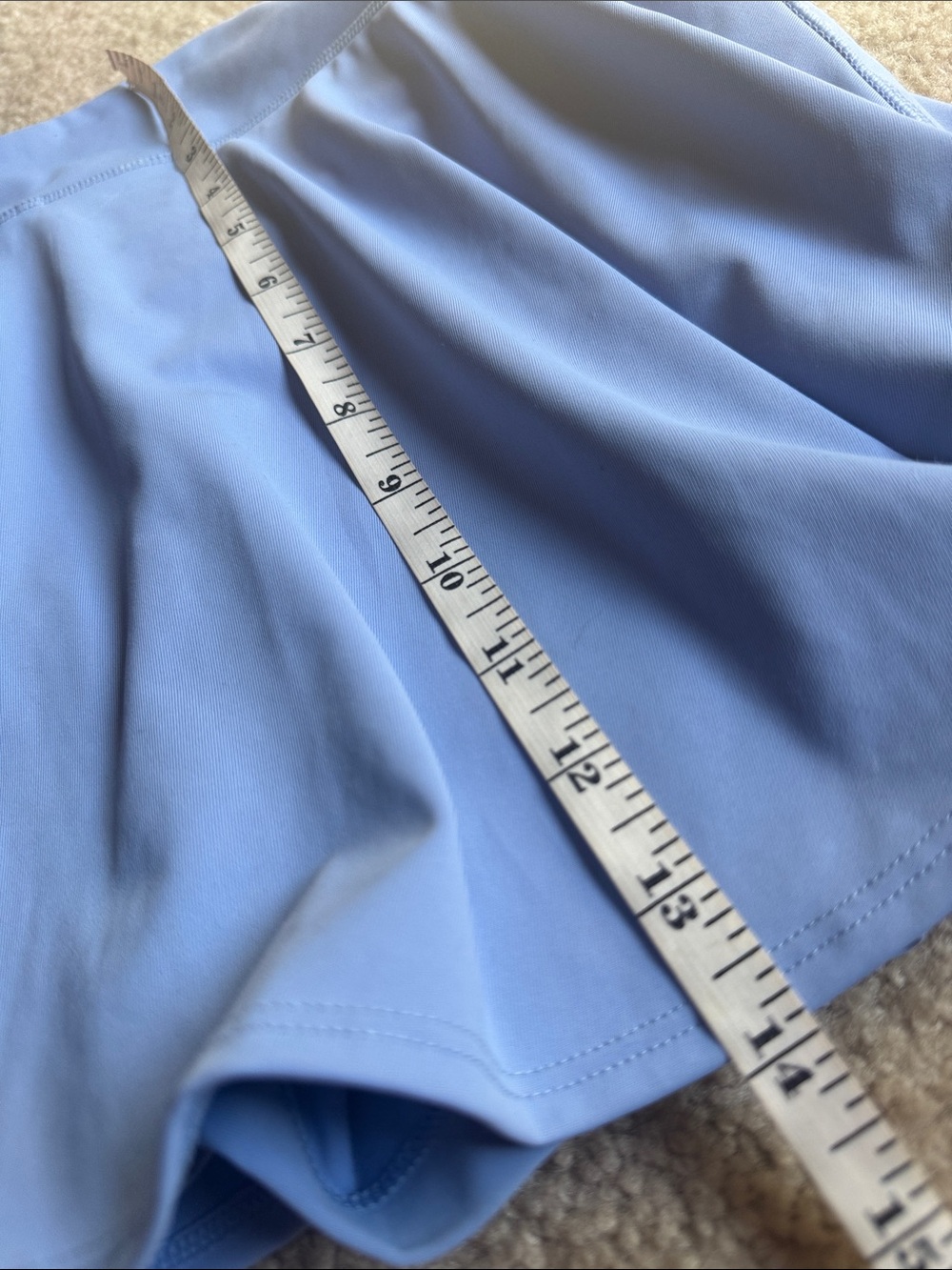 Old Navy Powersoft Go-Dry High-Rise Skort Blue Medium Tennis Pickleball - Picture 10 of 17